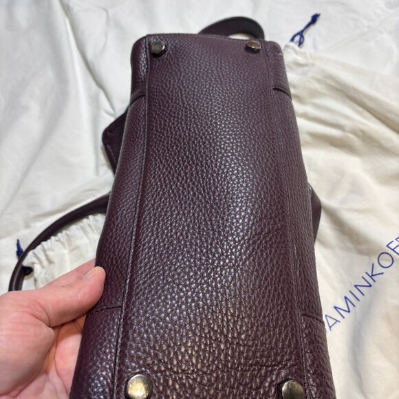 Rebecca Minkoff Moonwalking Leather Satchel in Dark Cherry - Picture 5 of 8